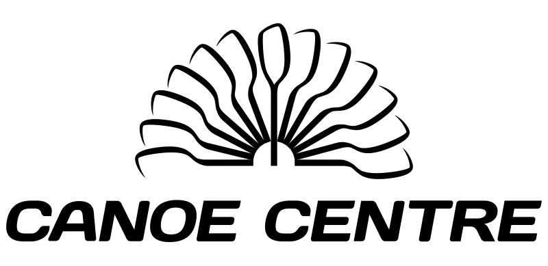 Logo of Canoe Centre with a stylized design on a white background