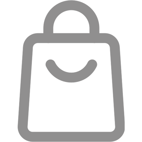 A gray shopping bag icon on a white background, used as a generic placeholder image.